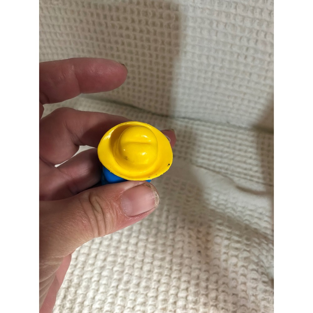Vintage Unisex Fisher Price Little People Toy OS Blue Yellow Cowboy Hat - Picture 3 of 6